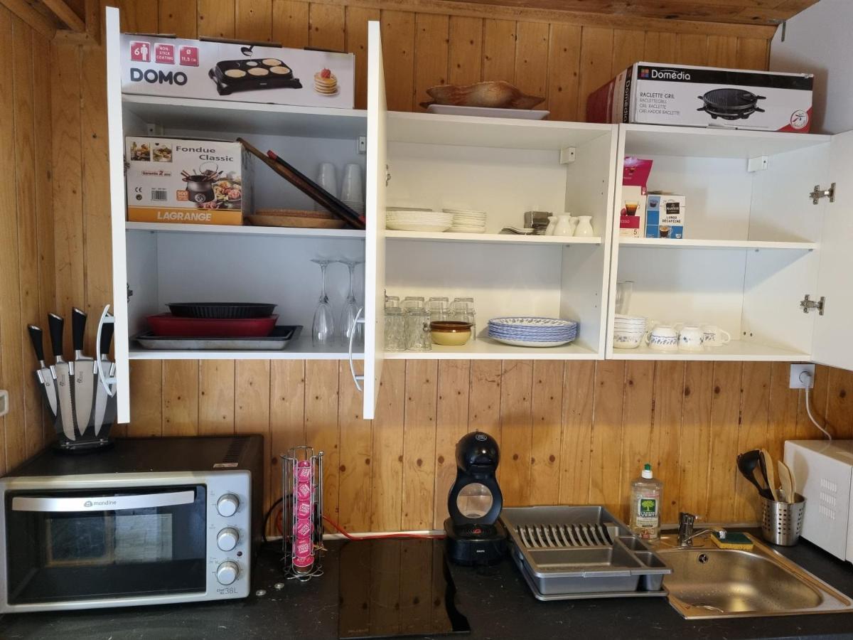 Studio 4 Couchages Dans Un Chalet Tout Confort Chamrousse Dış mekan fotoğraf
